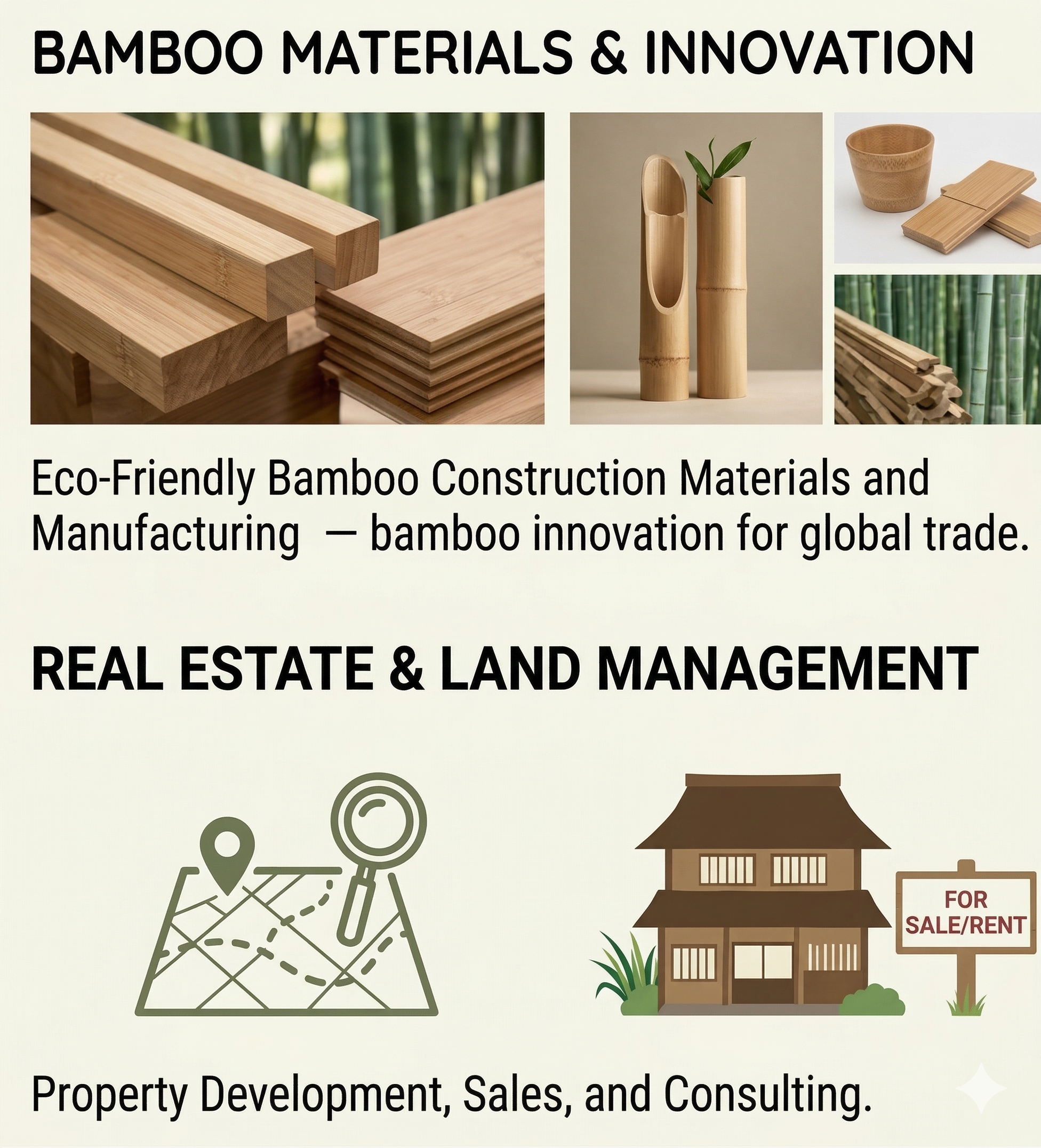 Bamboo Materials and Real Estate Management